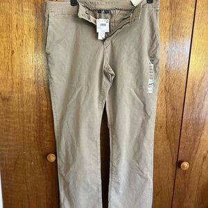 Relaxed Fit Tan Chinos Straight Leg